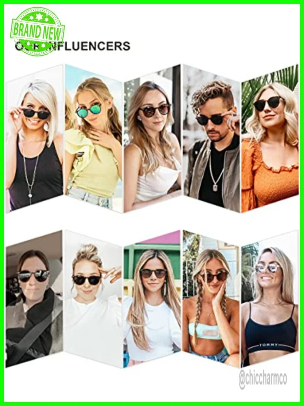 Polarized Sunglasses for Women Men UV400 Lens Lightweight Round Classic Vintage